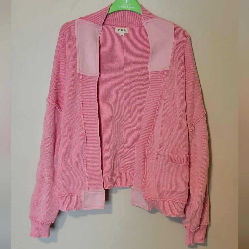 Pink POL Cardigan - Picture 1 of 7